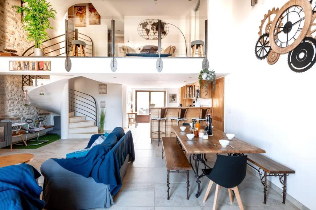 Chez Dabin - La Roche St Secret - 10Pers Villa Le Pegue Dış mekan fotoğraf